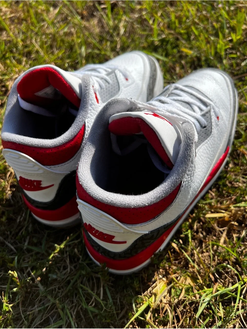 CLEAN Air Jordan 3 size 3 Fire Red 2022 Retro Kids shoes